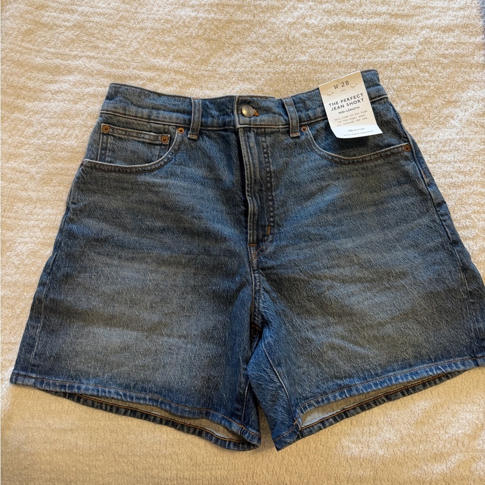 Madewell Women's Blue Jean Shorts